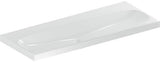 Geberit Acanto Doppelwaschtisch 120x48 cm – Weiß, wandmontiert, ohne Hahnloch & Überlauf
