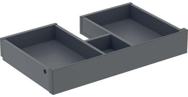 Geberit Renova Plan Innenschublade für Unterschrank MWT, 55 cm, hickory hell – mit Front