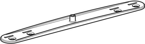 Geberit ONE Schablone für WC-Sitz Scharnier – Befestigung von oben, B155/B220