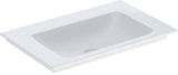GEBERIT ONE Möbelwaschtisch 60x48 cm ohne Hahnloch & Überlauf, weiß, KeraTect