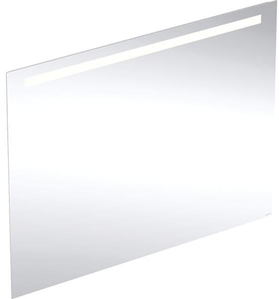 Geberit Option Basic Lichtspiegel eckig 50x70cm mit LED-Beleuchtung oben, Aluminium eloxiert