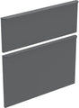 Geberit Smyle Schubladenfront Set lava 2 Stück inkl. Griffe für Waschtisch-Unterschrank 60 cm