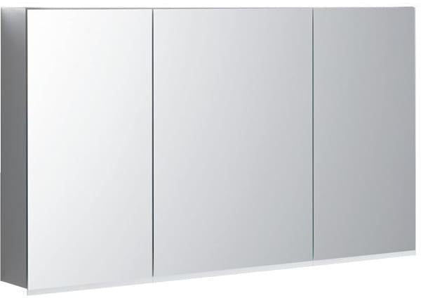 Geberit Option Plus Spiegelschrank mit LED-Beleuchtung, 3 Türen, 90 cm, verspiegelt