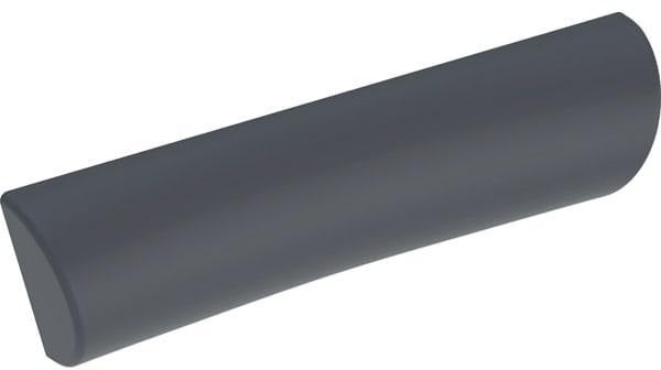 GEBERIT Badewannenkopfstütze universell grau – Matte Oberfläche, PUR-Material