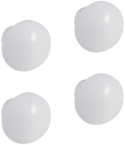 GEBERIT Set Deckkappen, weiß – 4 Stück Abdeckkappen für Sanitärbereich