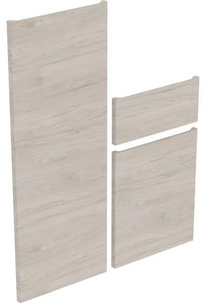 Geberit Renova Plan Schubladen-/Front-Set für Hochschrank 39 cm, Nussbaum hickory hell