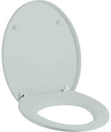 Geberit Cleo WC-Sitz in Ägäis mit verchromten Scharnieren und Duroplast-Deckel