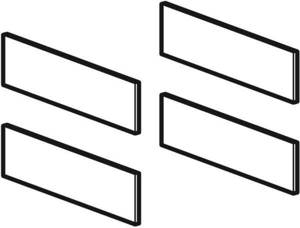 Geberit ONE Deckkappen-Set für Spiegelschrank-Scharniere – Ersatzteil ab Baujahr 2021