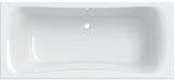 Geberit Renova Rechteckbadewanne Duo 180x80cm weiß – 2-Sitzer mit Überlauf