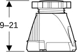 GEBERIT Set Füße niedrig (9 St.) für Duschwanne bis 140 cm – höhenverstellbar 60–120 mm
