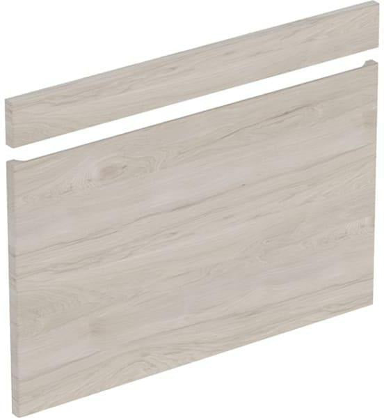 Geberit Renova Plan Schubladen-/Front-Set 55 cm in Nussbaum Hickory Hell für Möbelwaschtisch
