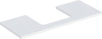 120x3x47cm, weiß matt