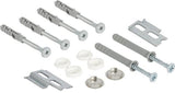Geberit Befestigungsmaterial für Waschtischunterschrank und Seitenschrank – 6 Schrauben, 2 Platten, 6 Dübel