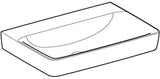 GEBERIT Renova Plan Waschtisch 55x44cm ohne Hahnloch & Überlauf, weiß – Unterbaufähig