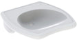 GEBERIT Vitalis WT barrierefreier Waschtisch 55x55 cm weiß Sanitärkeramik