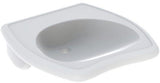 GEBERIT Vitalis WT barrierefreier Waschtisch 55x55 cm weiß Sanitärkeramik