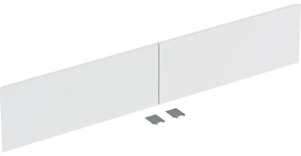 Geberit ONE Schubladenfront-Set für Waschtischunterschrank, 2 Schubladen, weiß hochglänzend, B 135 cm
