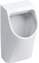 GEBERIT Renova Plan Urinal weiß – Wandhängend, Zulauf hinten, Abgang hinten, 0,5 l Spülvolumen
