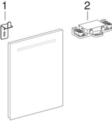 Geberit Renova Compact Lichtspiegel 40x80 cm mit LED-Beleuchtung und Schalter