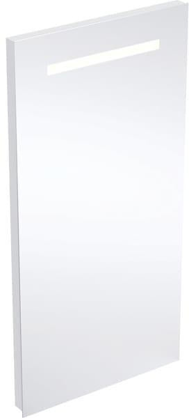 Geberit Renova Compact Lichtspiegel 40x80 cm mit LED-Beleuchtung und Schalter