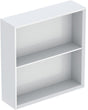Geberit Regal quadratisch 45x46,7x13,2 cm weiß Hochglanz – Wandhängendes Badregal mit Einlegeboden