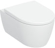 Geberit iCon Wand-WC Set Tiefspüler TurboFlush mit WC-Sitz, 53 cm, weiß