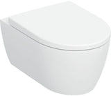 Geberit iCon Wand-WC Set Tiefspüler TurboFlush mit WC-Sitz, 53 cm, weiß