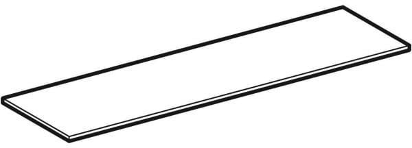 GEBERIT Glaseinlegeboden für Spiegelschrank Option, Breite 90 cm, 85,5 cm x 11,7 cm