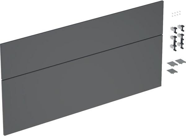 GEBERIT iCon Schubladenfront Set für Waschtisch 120 cm, weiß hochglänzend, 2 Fronten