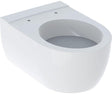 Geberit iCon Wand-WC Tiefspüler mit Spülrand, geschlossenes Keramikdesign, weiß