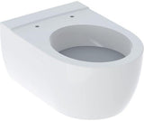 Geberit iCon Wand-WC Tiefspüler mit Spülrand, geschlossenes Keramikdesign, weiß