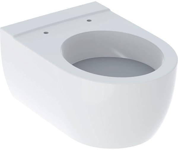 Geberit iCon Wand-WC Tiefspüler mit Spülrand, geschlossenes Keramikdesign, weiß