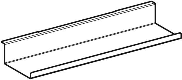Geberit iCon Abdeckung für Wandablage 45 cm, weiß matt – passgenaue Abdeckung