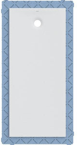 GEBERIT Olona Duschwanne 90 x 75 cm rechteckig, Mineralguss, weiß matt, mit Dichtvlies