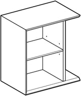 Geberit iCon Seitenelement wandhängend 37x40x24,5cm weiß hochglanz