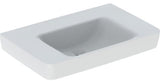 Geberit Renova Plan WT mit Ablagefl., 75x48cm m. Hl., m. Ül., weiß