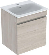 Geberit Renova Plan Waschtisch-Set mit Unterschrank, 55 cm, Nussbaum hickory hell