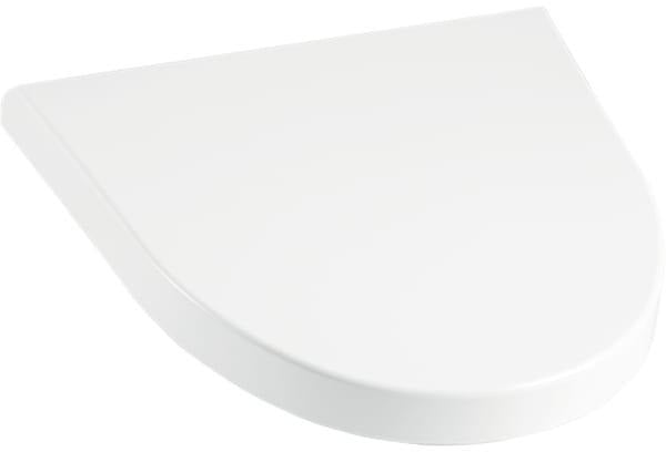 GEBERIT Flow Urinal-Deckel weiß mit Absenkautomatik – Duroplast & Edelstahl