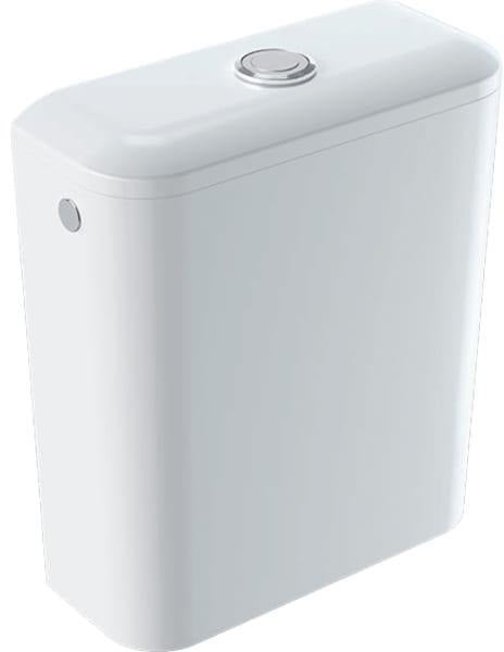 Geberit iCon AP-Spülkasten aufgesetzt eckig 2-Mengen-Spülung weiß