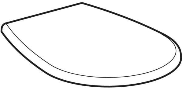 Geberit Renova WC-Sitz bahamabeige – Duroplast, Befestigung von unten, oval
