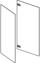Geberit ONE Türen-Set lang für Spiegelschrank 75 cm – Ersatzteilset