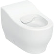 GEBERIT Bambini Stand-WC für Kleinkinder, Tiefspüler, Rimfree, weiß, H 24 cm