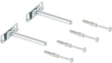 GEBERIT Befestigungsmaterial für iCon Regal – 4 Schrauben, 2 Platten, 4 Dübel