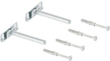 GEBERIT Befestigungsmaterial für iCon Regal – 4 Schrauben, 2 Platten, 4 Dübel