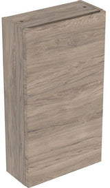 Geberit Renova Plan Hängeschrank 39 cm mit 1 Tür, Nussbaum hickory, Soft-Close & Spiegel