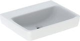 GEBERIT Renova Plan Waschtisch 55x44cm ohne Hahnloch & Überlauf, weiß – Unterbaufähig