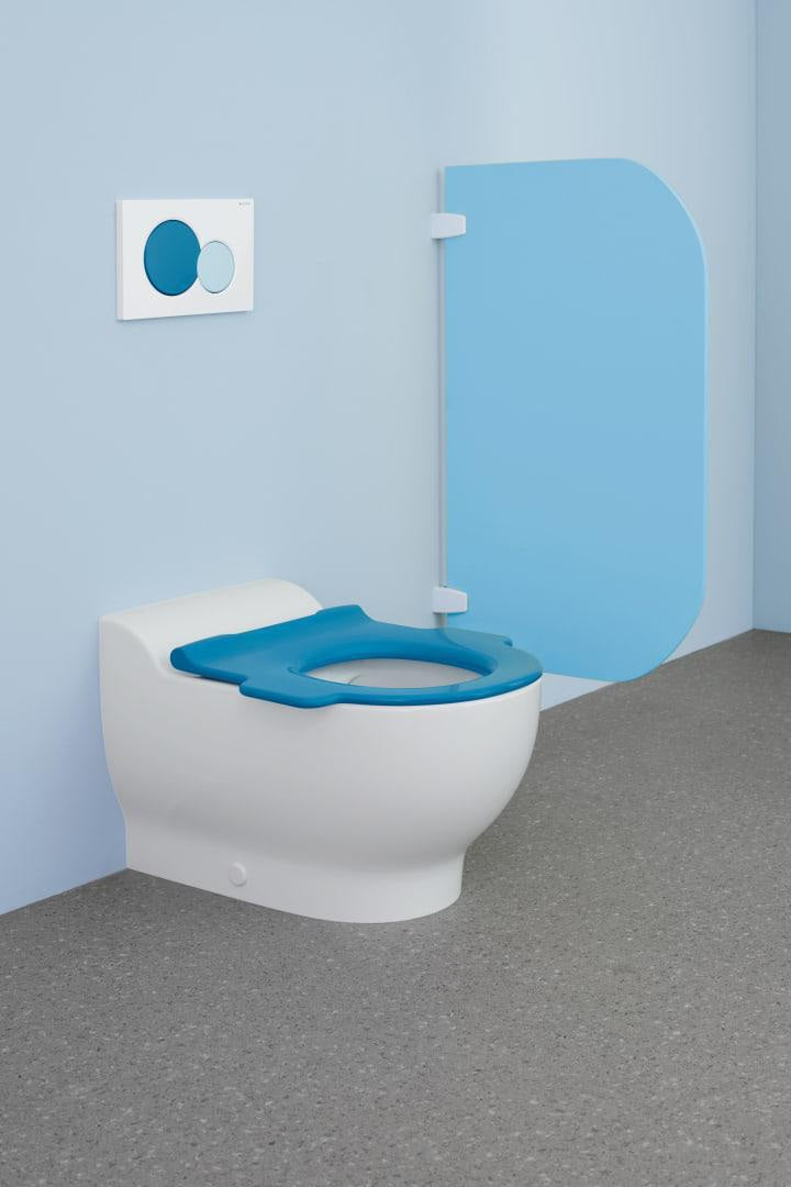GEBERIT Bambini WC-Sitzring für Kinder mit Stützfunktion in Ozeanblau