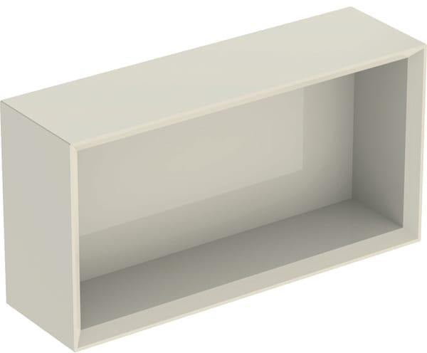 GEBERIT Wandbox rechteckig 45 cm weiß hochglänzend für iCon Acanto ONE VariForm