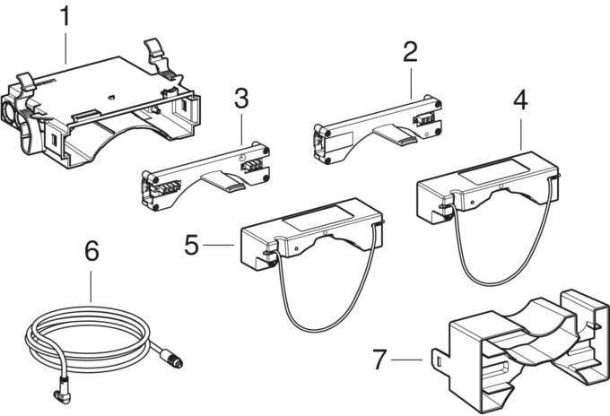 Geberit Duofix Element für Wand-WC 112 cm mit Sigma UP-Spülkasten 12 cm – 12 Stück