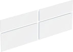 Geberit Xeno2 / Set Schubladenfront für Xeno2 US 4 Schubladen, Breite WT 140 cm, weiß